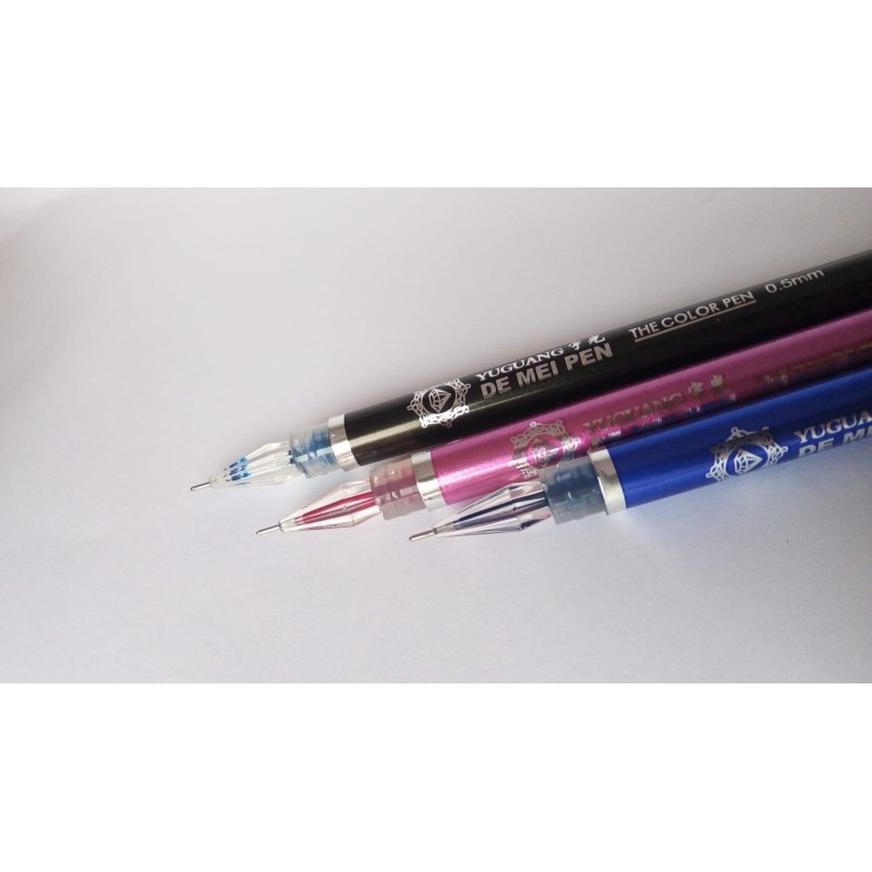 lápiceros gel de colores